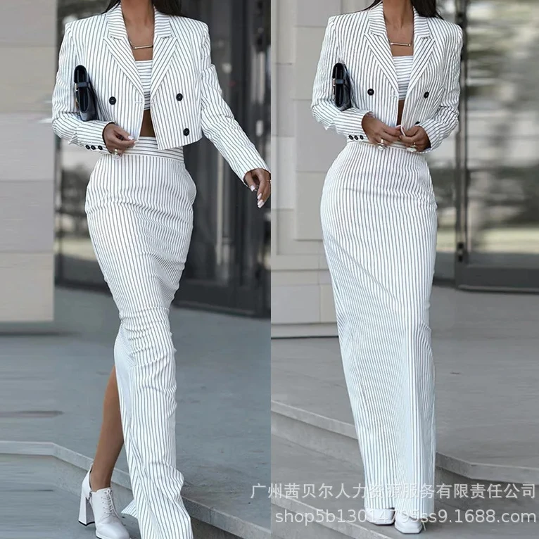 Çizgili Blazer ceket & yarık e - Double Breasted Blazer incelemesi ve fiyatı