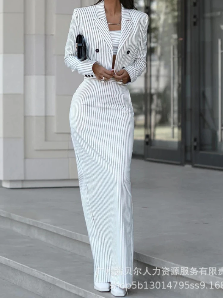 Çizgili Blazer ceket & yarık e - Double Breasted Blazer incelemesi ve fiyatı