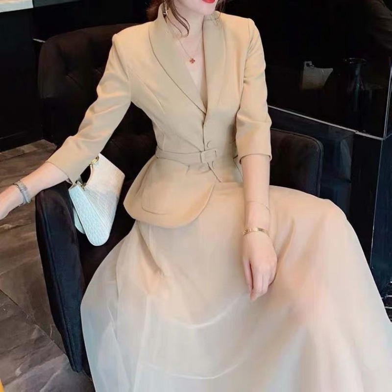 Yeni Yüksek Kalite Sonbahar Ko - Double Breasted Blazer incelemesi ve fiyatı