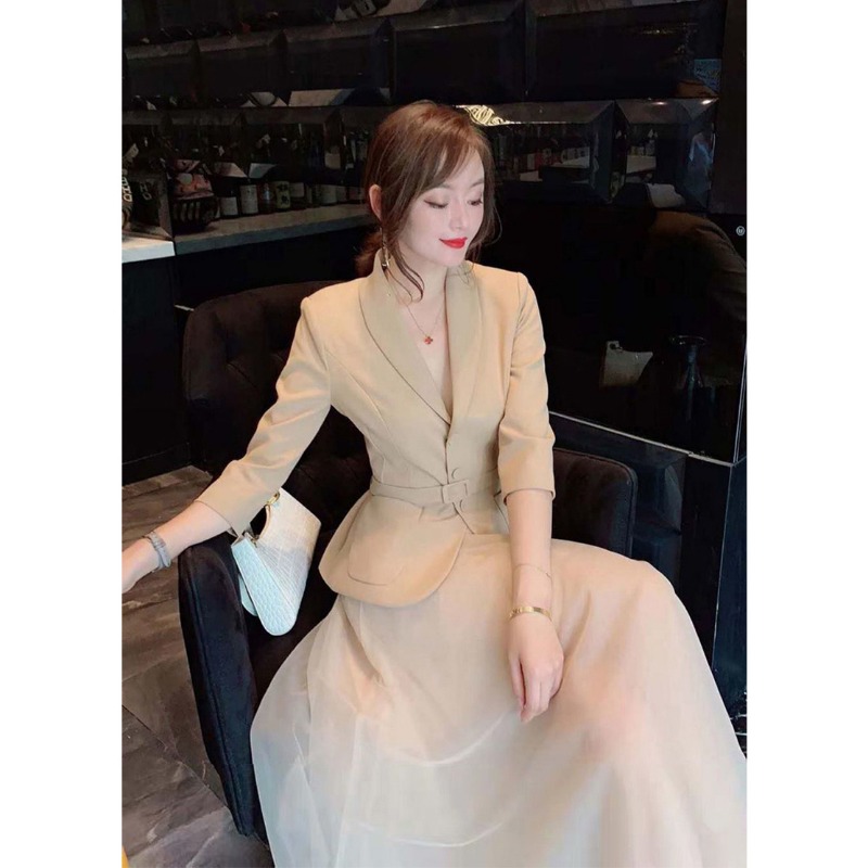 Yeni Yüksek Kalite Sonbahar Ko - Double Breasted Blazer incelemesi ve fiyatı
