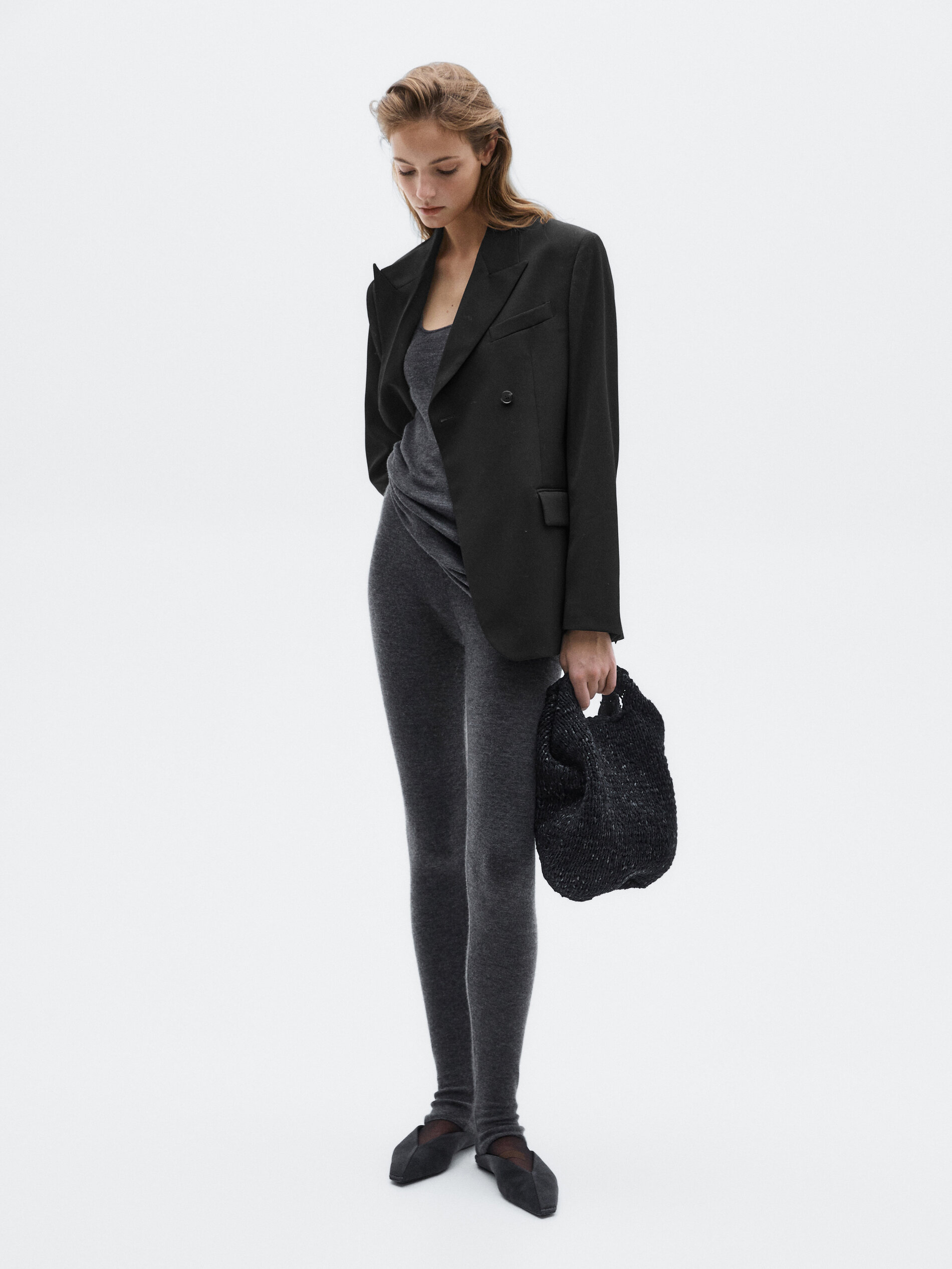 Allingentle Siyah Yünlü Kadın  - Double Breasted Blazer incelemesi ve fiyatı