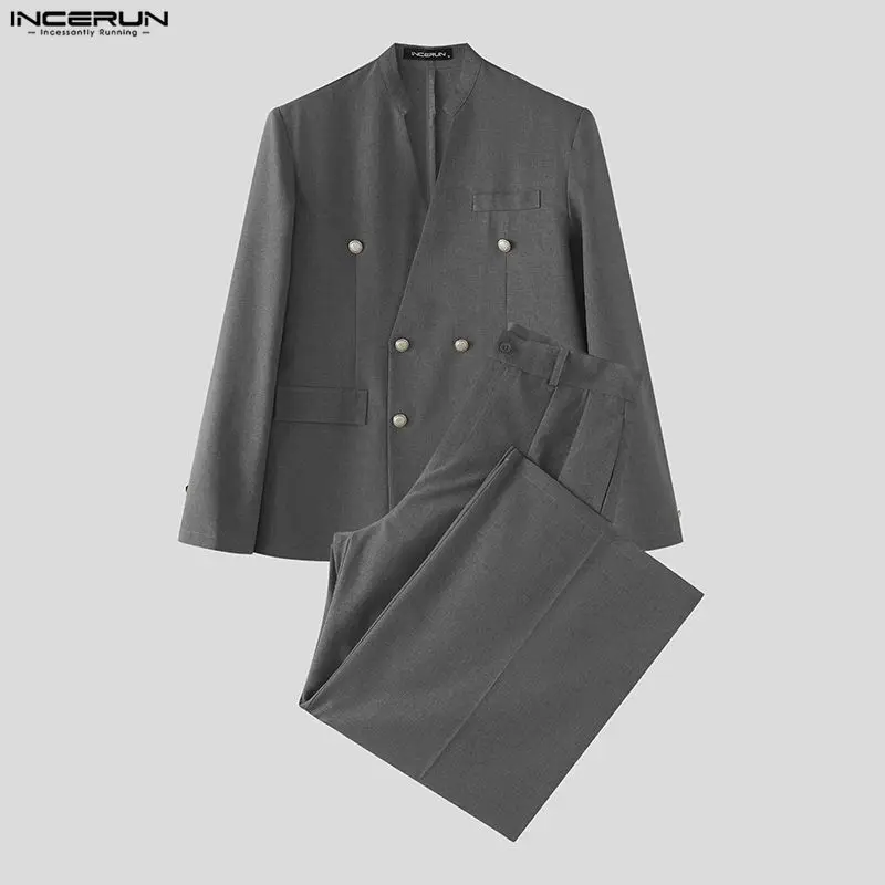 INCERUN Erkek Takımları Düz Re - Double Breasted Blazer incelemesi ve fiyatı