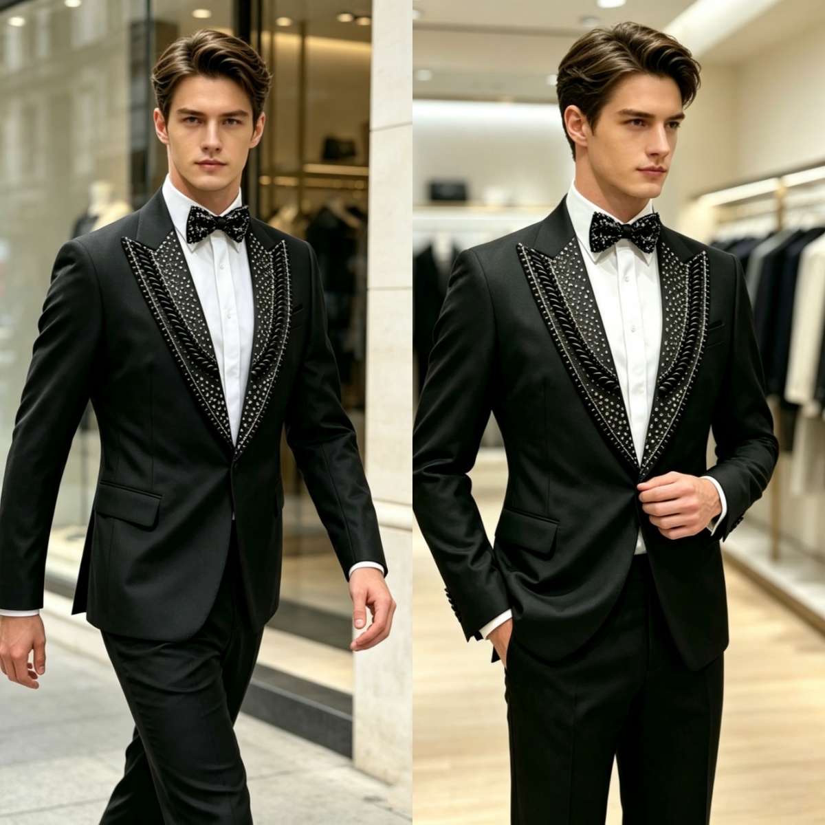 Resmi Düğün Smokinleri Taşlı 2 - Men'S Formal Wear For Graduation incelemesi ve fiyatı