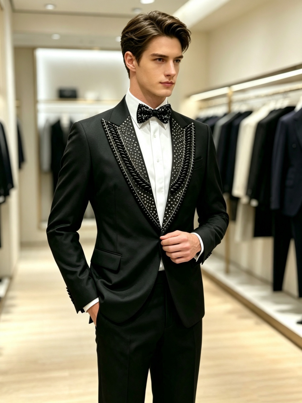 Resmi Düğün Smokinleri Taşlı 2 - Men'S Formal Wear For Graduation incelemesi ve fiyatı