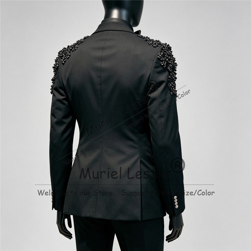 Lüks Elmas İşlemeli Takım Elbi - Men Formal Wear Clothes incelemesi ve fiyatı